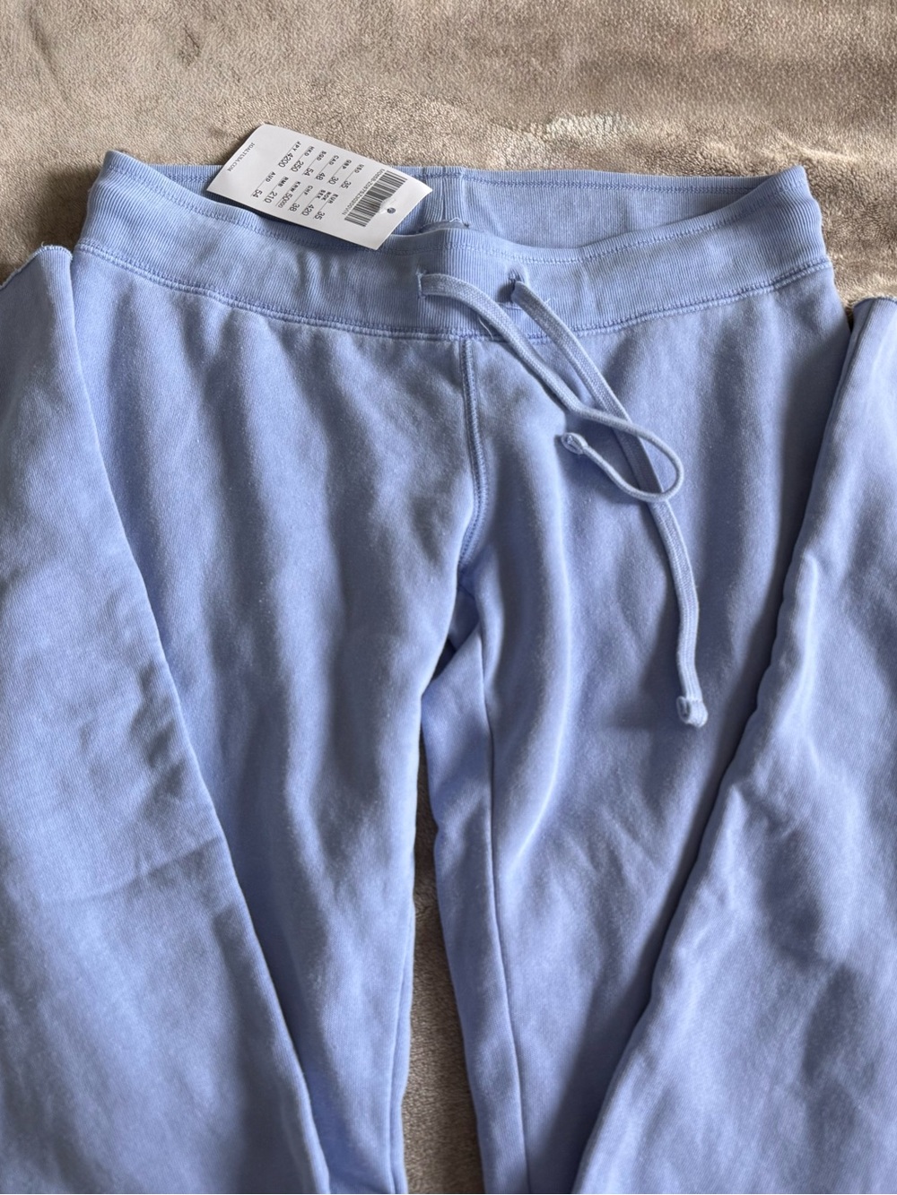 Brandy Melville Light Blue Drawstring Sweatpants